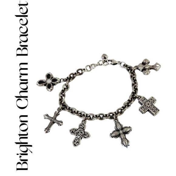 • Brighton Charm Cross Bracelet • - Picture 1 of 6